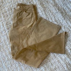 Suede Pants